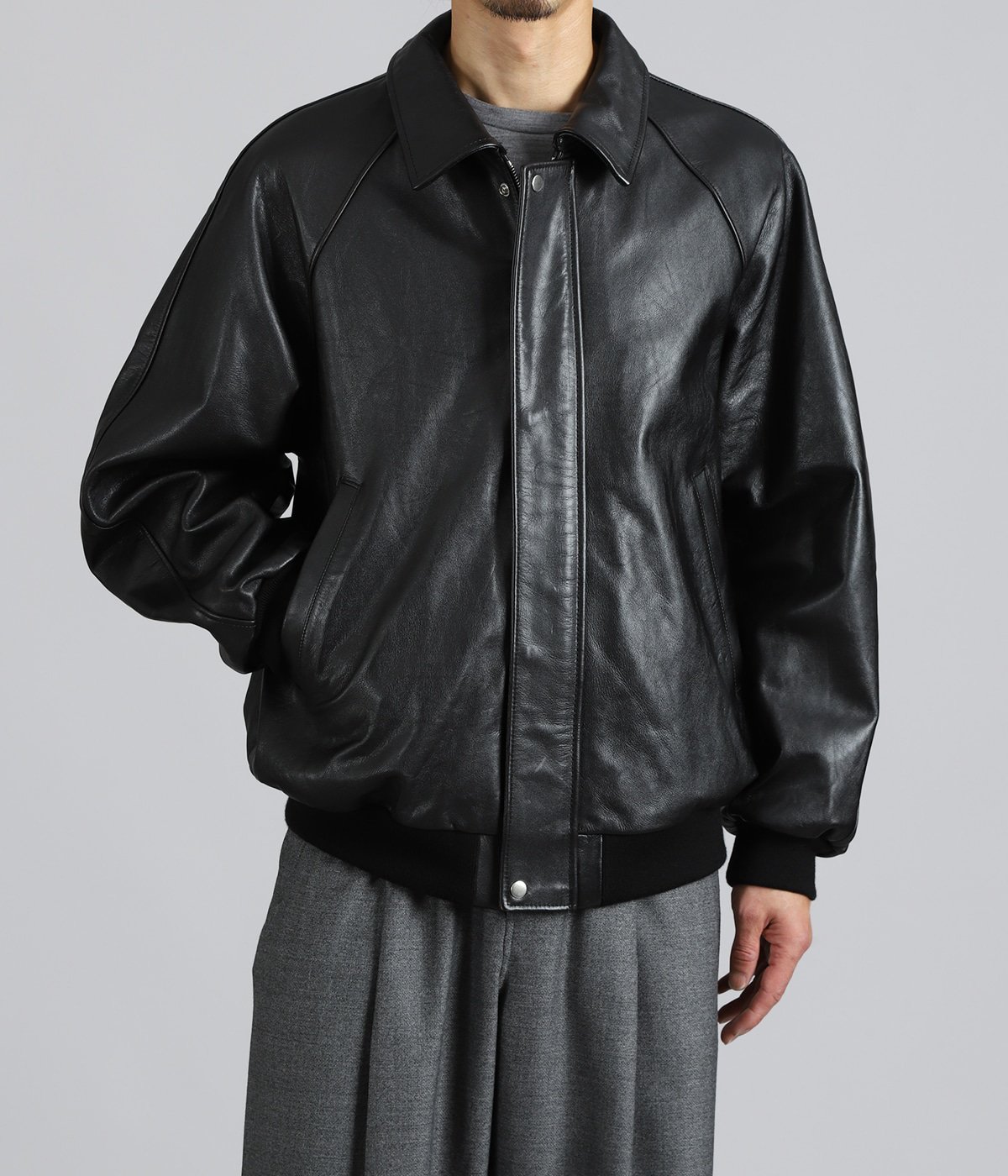 Cow Leather Raglan Blouson | Graphpaper(グラフペーパー) / アウター