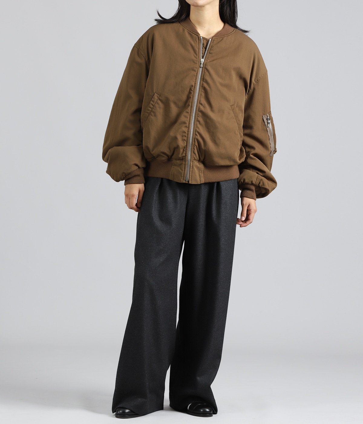 model（162cm） 着用サイズ：0