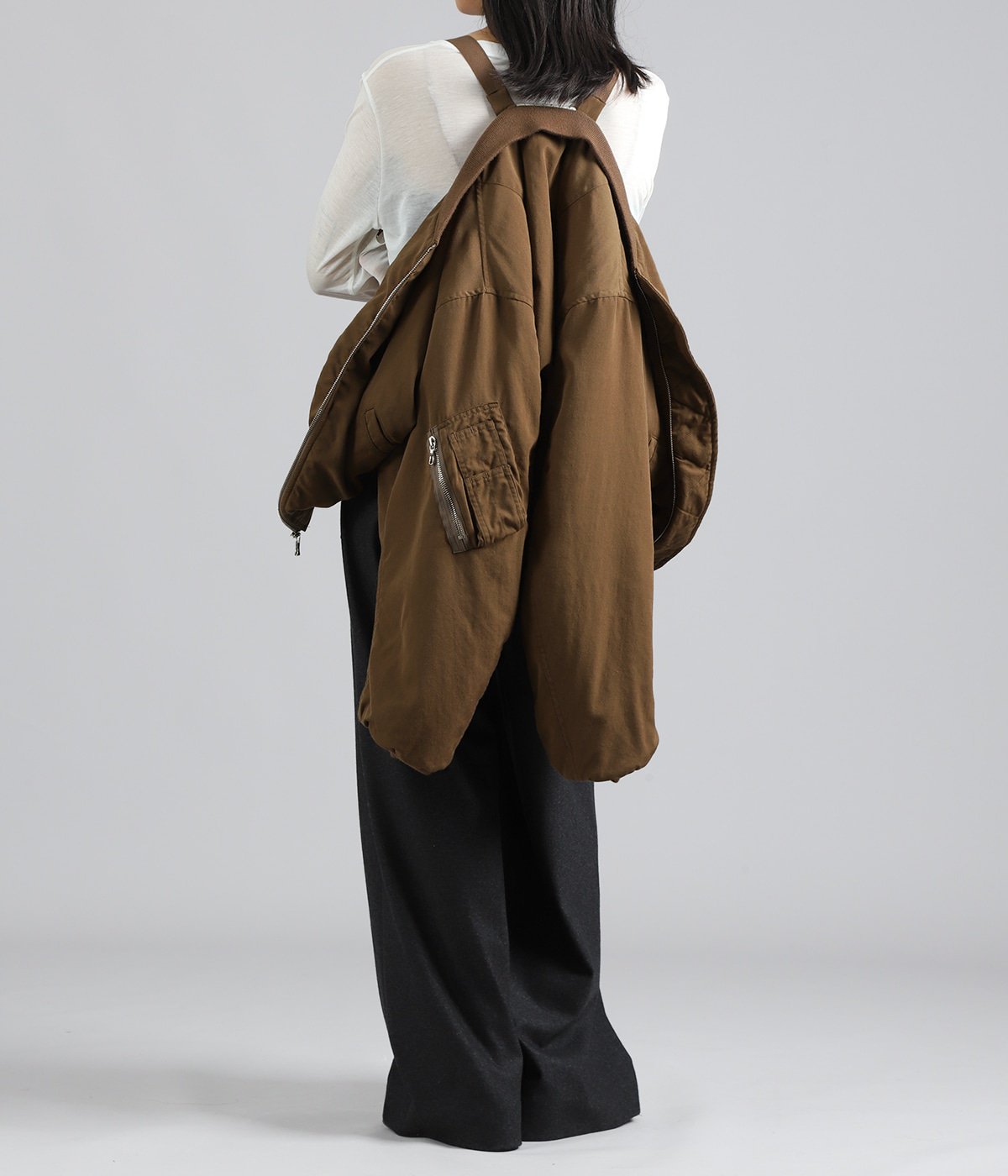 Fulled Wool Twill Flight Jacket | Graphpaper(グラフペーパー