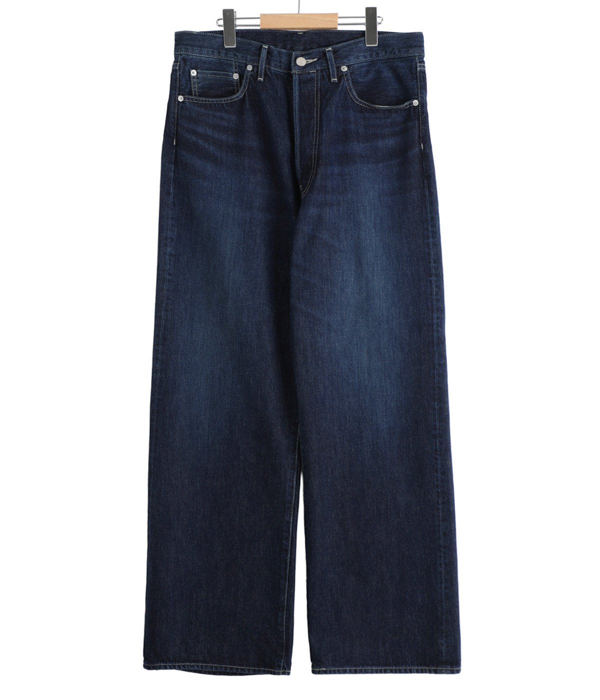 Selvage Denim Five Pocket Wide Straight Pants | Graphpaper(グラフ