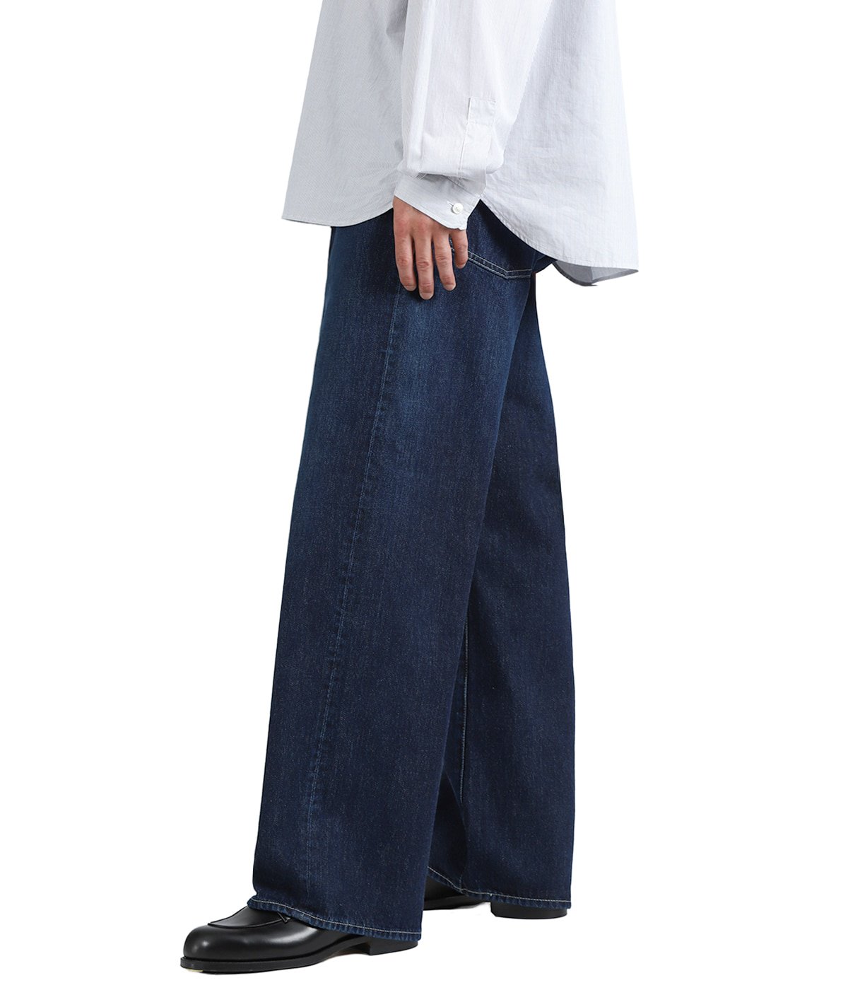 Selvage Denim Five Pocket Wide Straight Pants | Graphpaper(グラフ