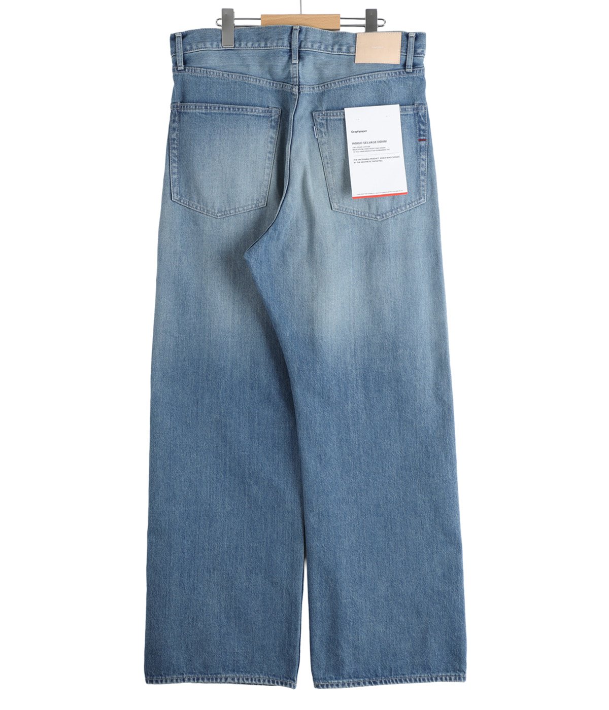 Selvage Denim Five Pocket Wide Straight Pants | Graphpaper(グラフ