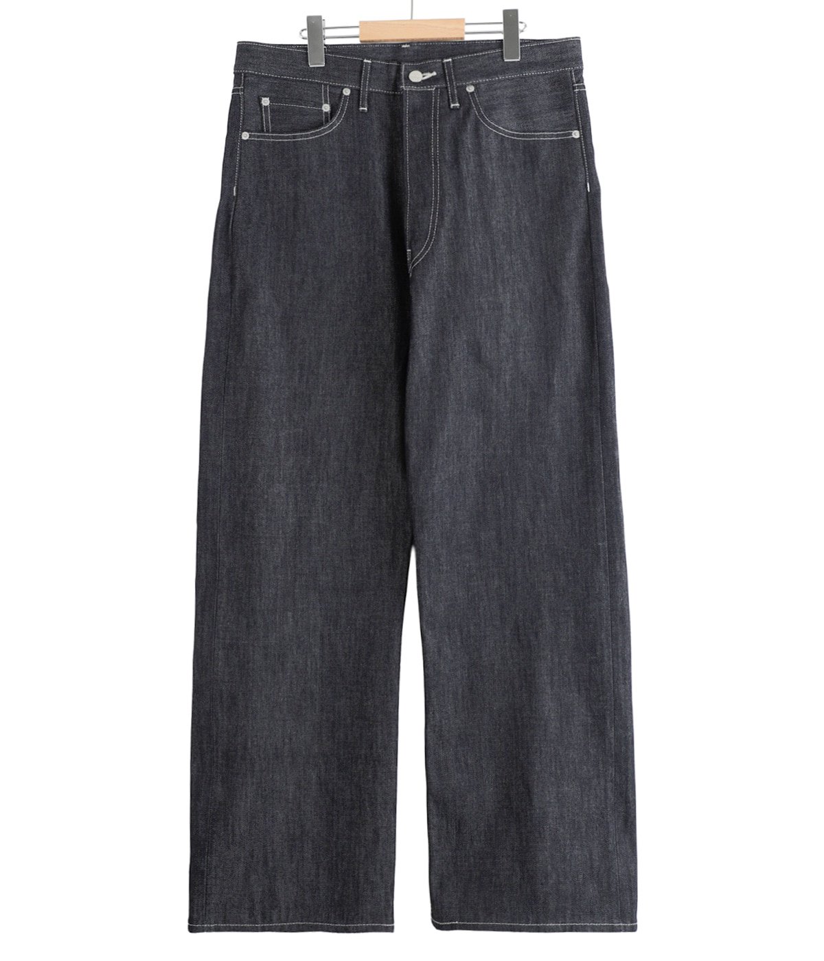 Selvage Denim Five Pocket Wide Straight Pants | Graphpaper(グラフ