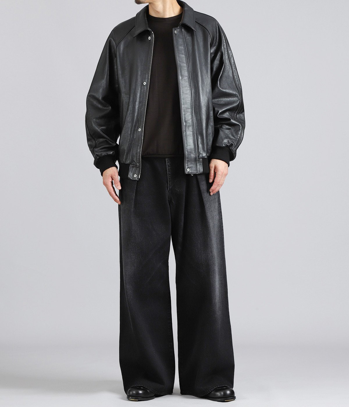 予約】【別注】Selvage Denim Tuck Wide Pants EX for ONLY ARK
