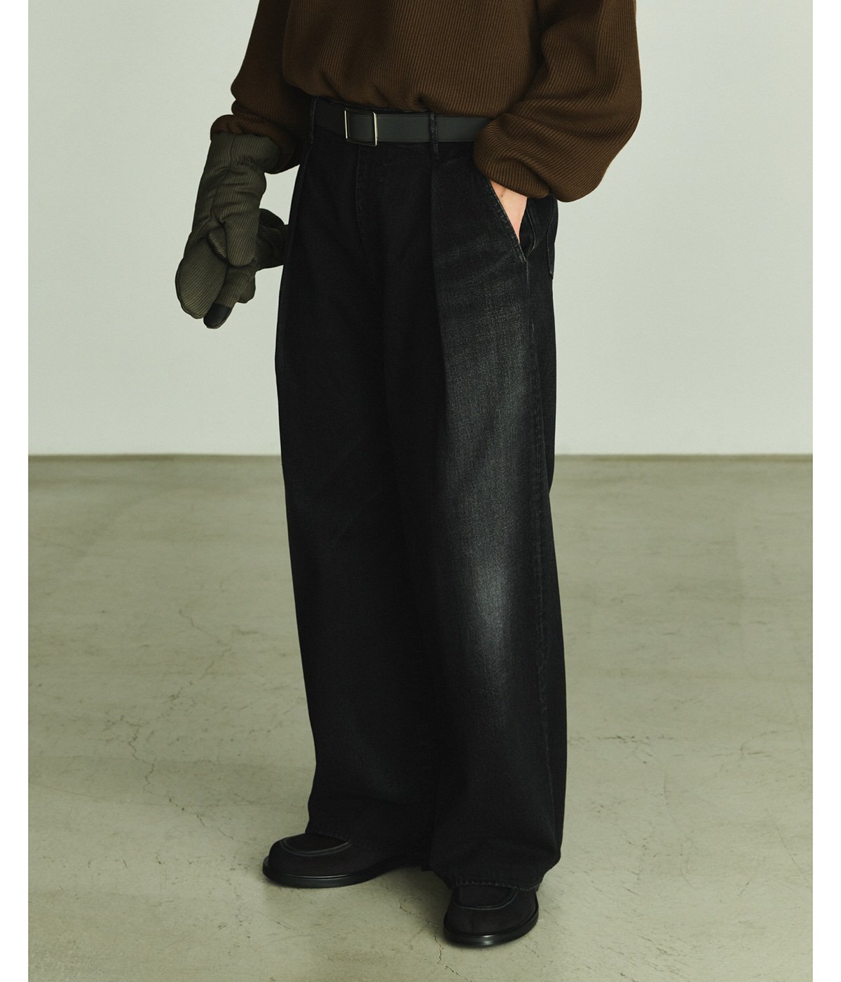 予約】【別注】Selvage Denim Tuck Wide Pants EX for ONLY ARK