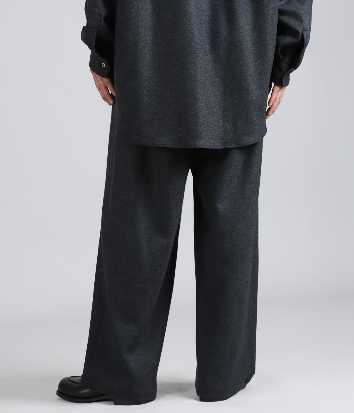 Wool Smooth Flannel Easy Wide Pants | Graphpaper(グラフペーパー