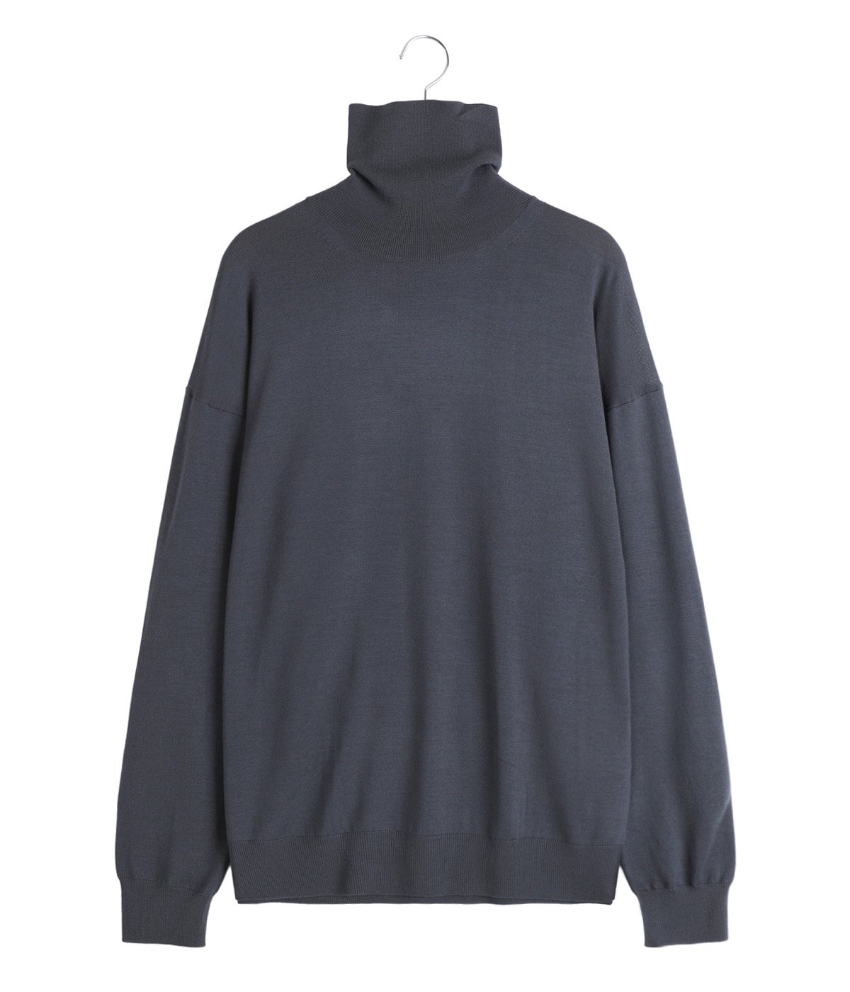 High Gauge L/S Oversized High Neck Knit | Graphpaper(グラフ