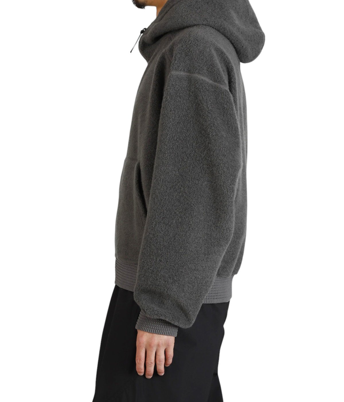 Goldwin 0 25AW ウールフリースフード 色ダークラバー ユニセックス Goldwin 0 25FW collection 10/10(Fri) launch.