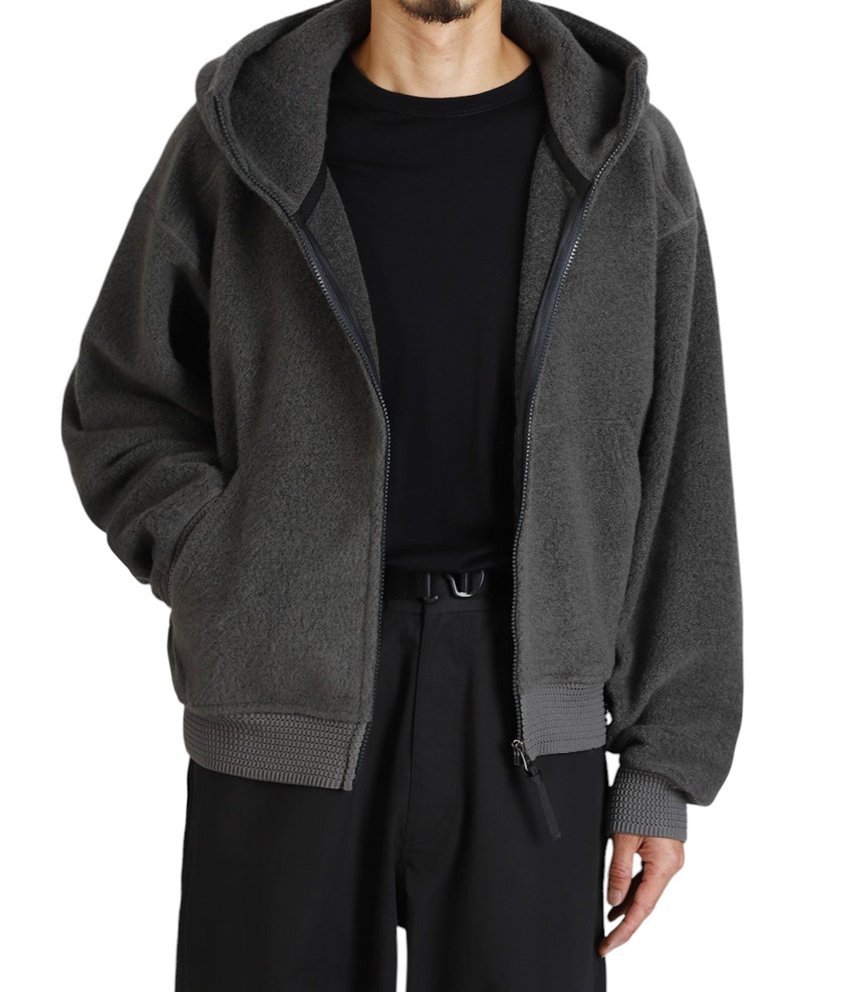 Goldwin 0 25AW ウールフリースフード 色ダークラバー ユニセックス Wool Fleece Hoodie | Goldwin 0(ゴールドウインゼロ) / アウター