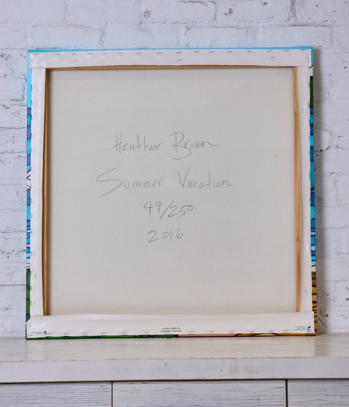 Giclee 30×30 「Summer Vacation」 | Heather Brown(ヘザーブラウン