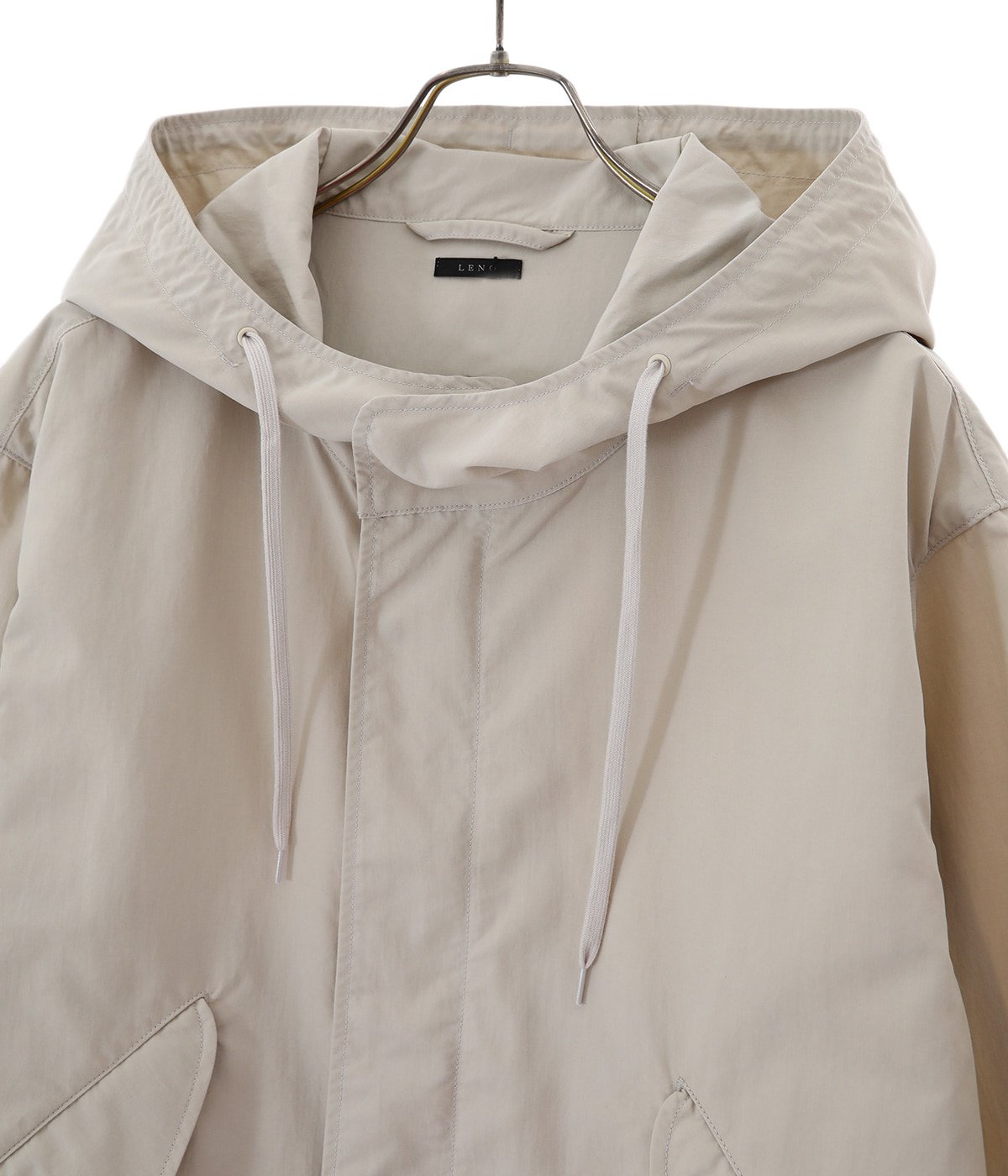 LENO HOODED COAT