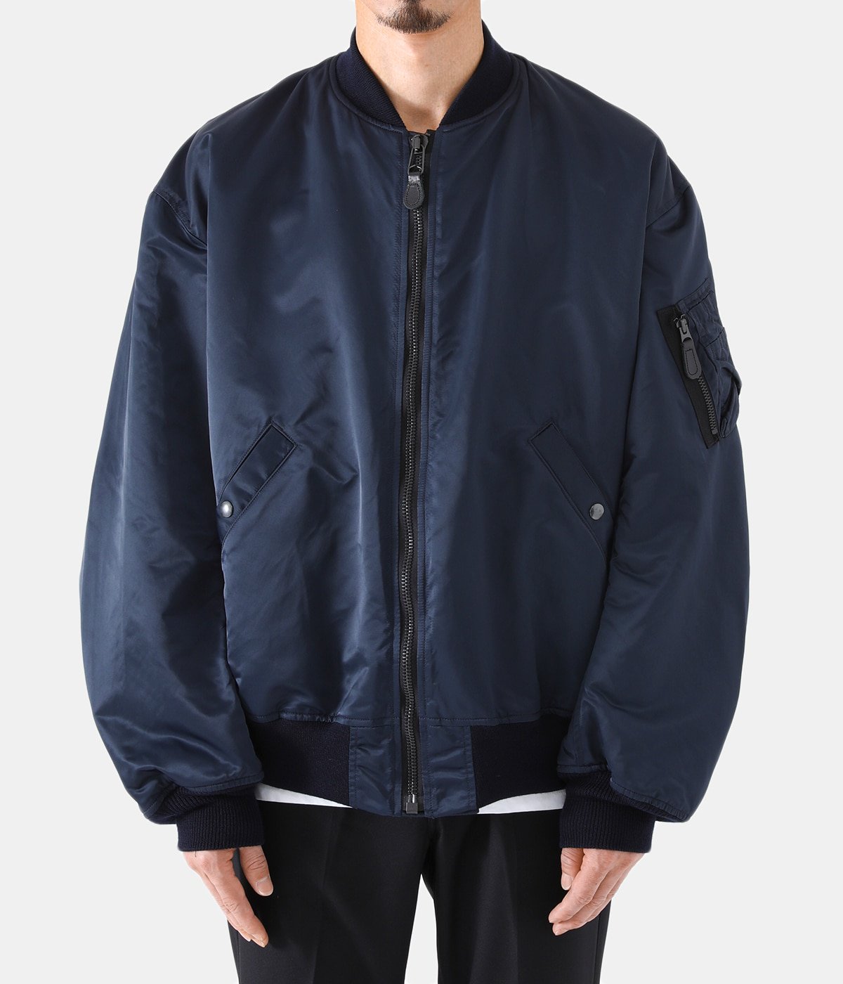 【新品・未使用】 LENO リノ MA-1 ジャケット NAVY サイズ2unitedtokyo