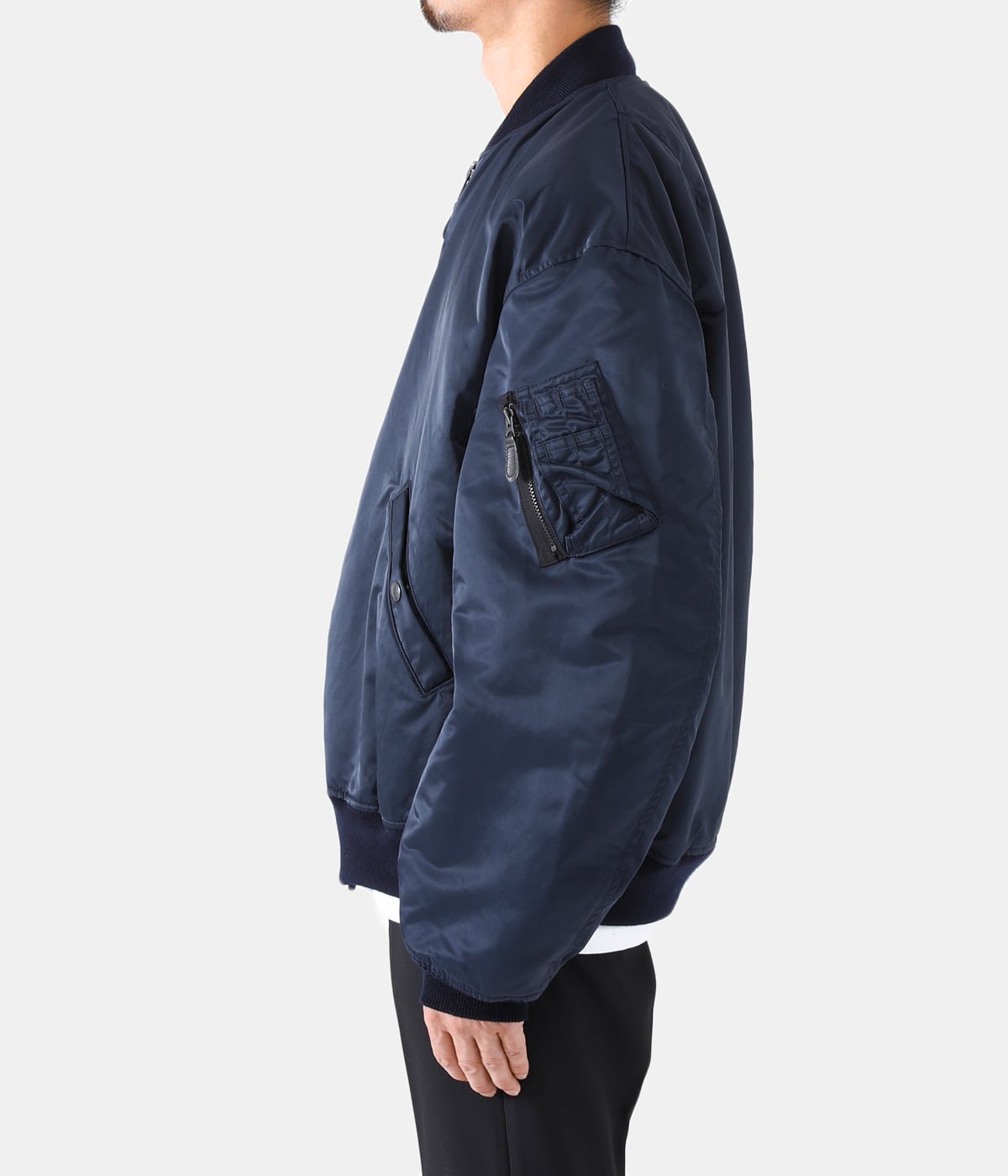 【新品・未使用】 LENO リノ MA-1 ジャケット NAVY サイズ2unitedtokyo