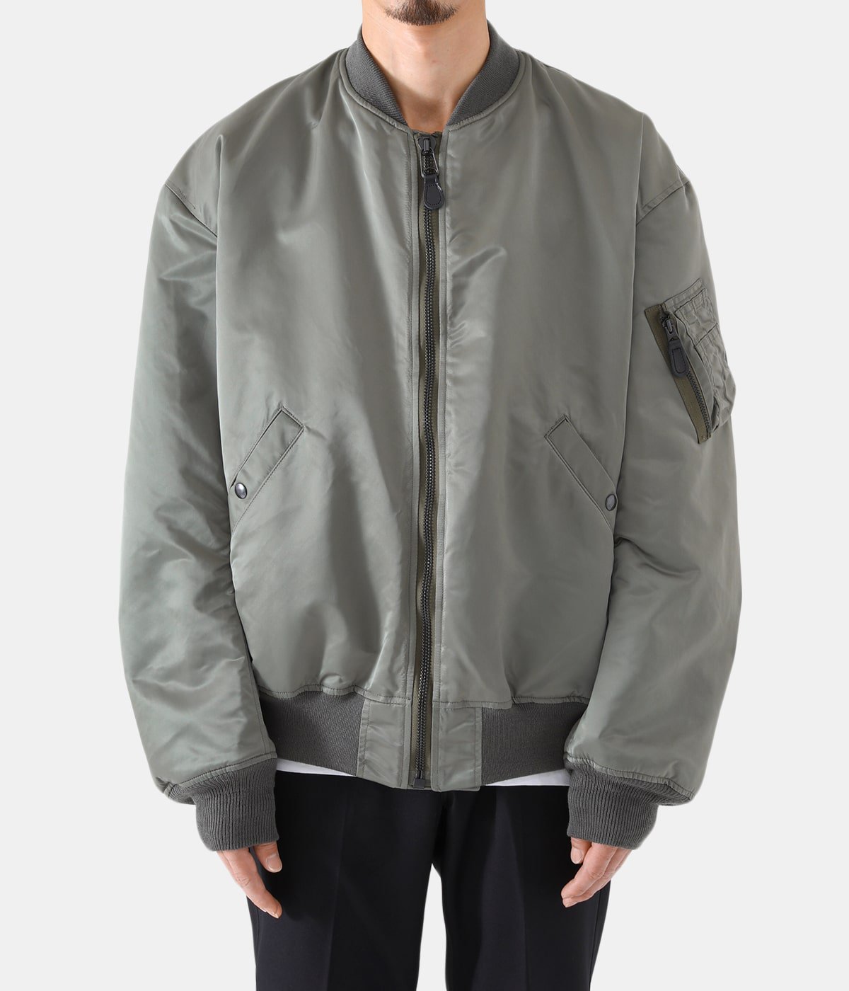 LENO リノ 21AW MA-1 JACKET 2 グレー