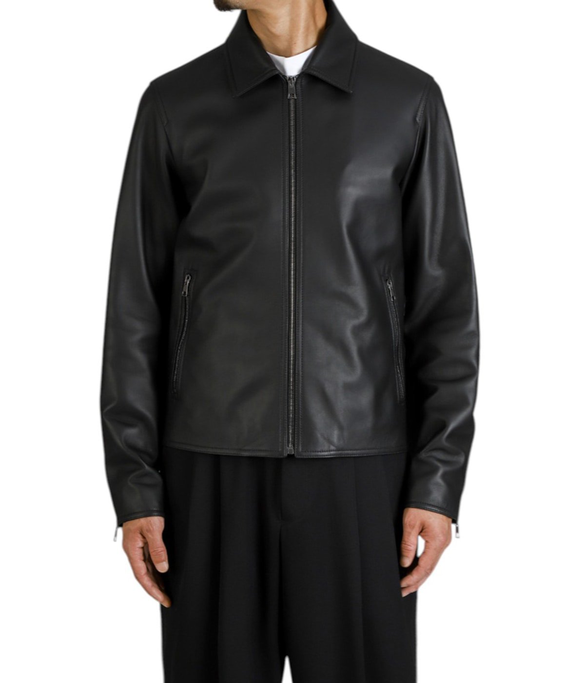 HEALY single zip jacket A2 type NAPPA GLOVE TALCO