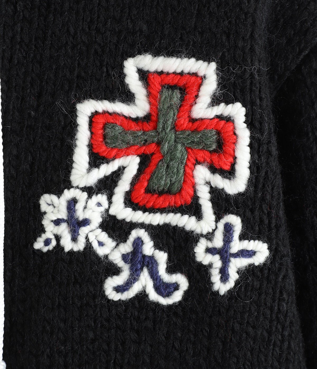 ライスナインテン RICE NINE TEN Hand Knit Zip Up incense-web-shop_ricenineten-
