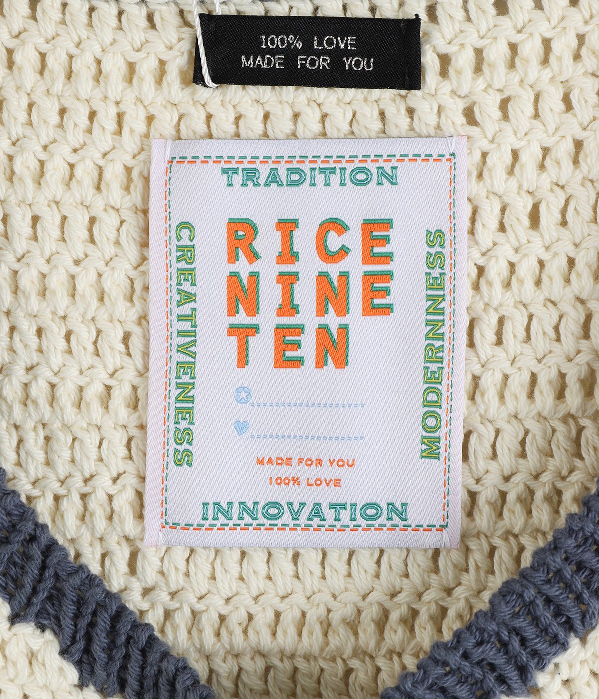 CROCHET TRIM TANK TOP | RICE NINE TEN(ライス ナイン テン