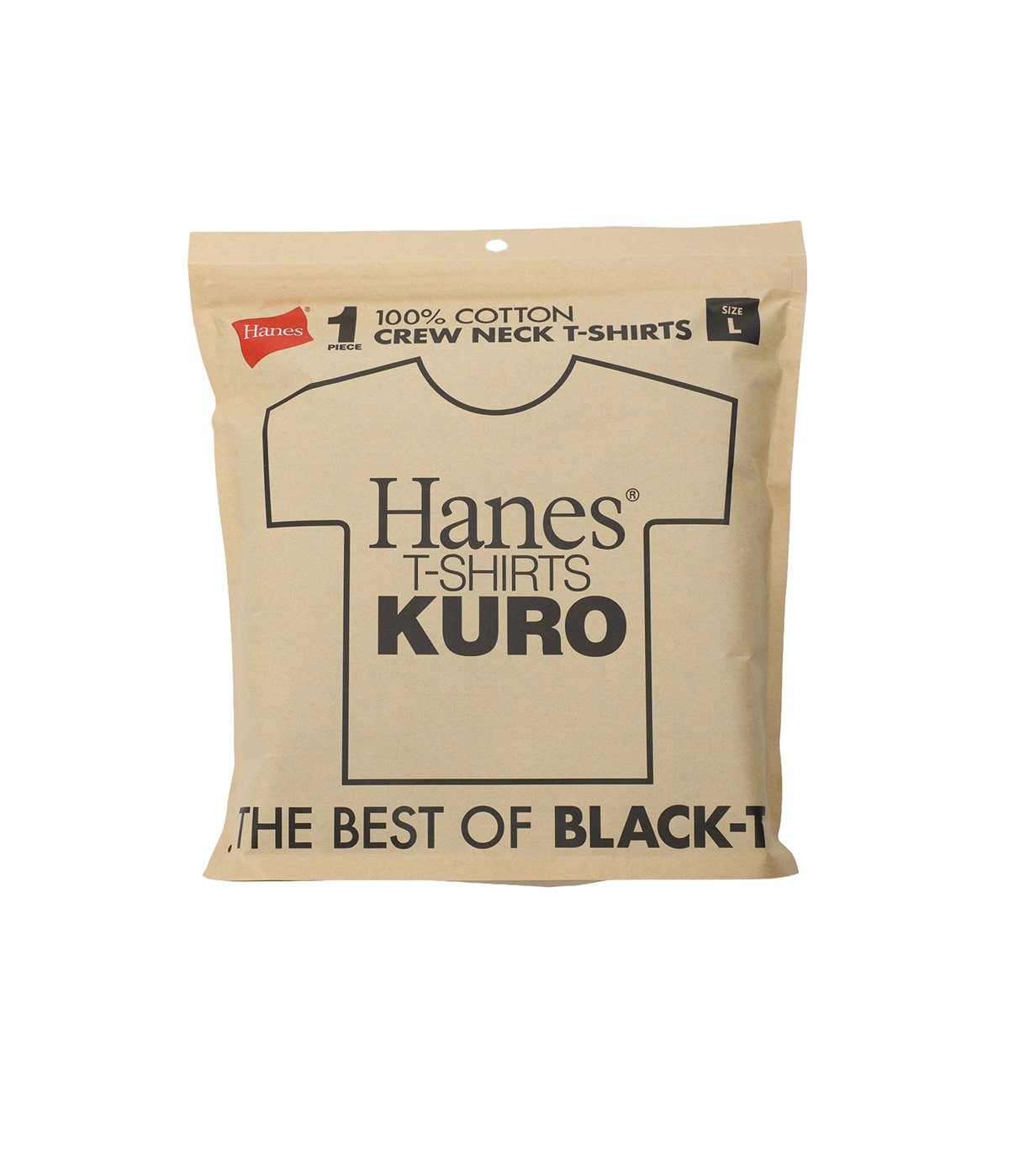 1P Hanes T-SHIRTS KURO クルーネック Tシャツ | Hanes(ヘインズ