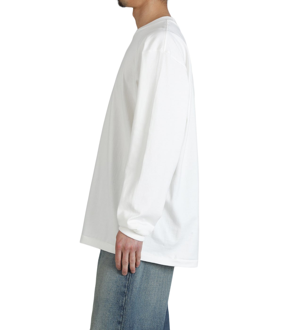 1P Hanes T-SHIRTS SHIRO クルーネックロングスリーブTシャツ | Hanes
