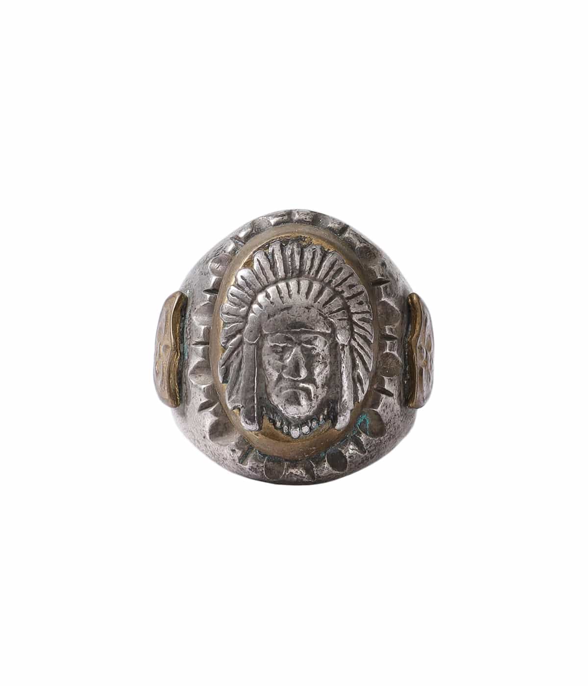 MEX RING OVAL RING  #INDIAN HEAD2