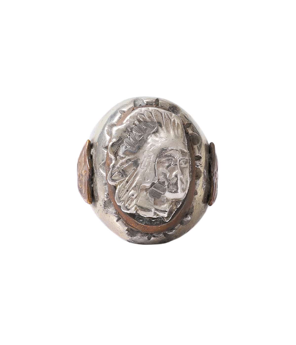 MEX RING OVAL RING  #INDIAN HEAD