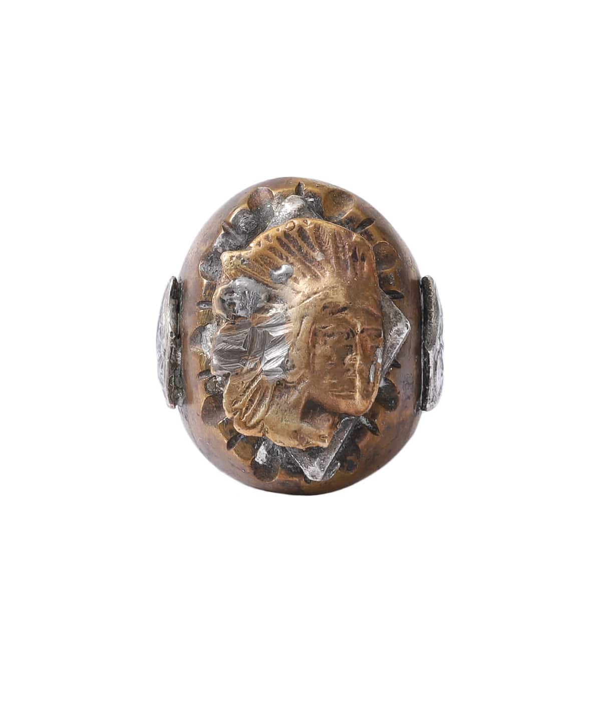 MEX RING OVAL RING  #INDIAN HEAD