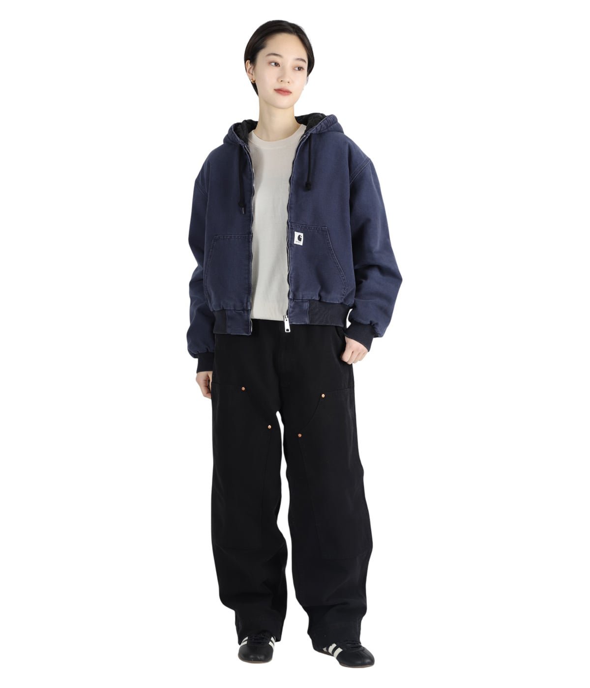 Carhartt アクティブジャケット　【レディースS】 Carhartt カーハート アクティブジャケット レディース表記 L ワイン
