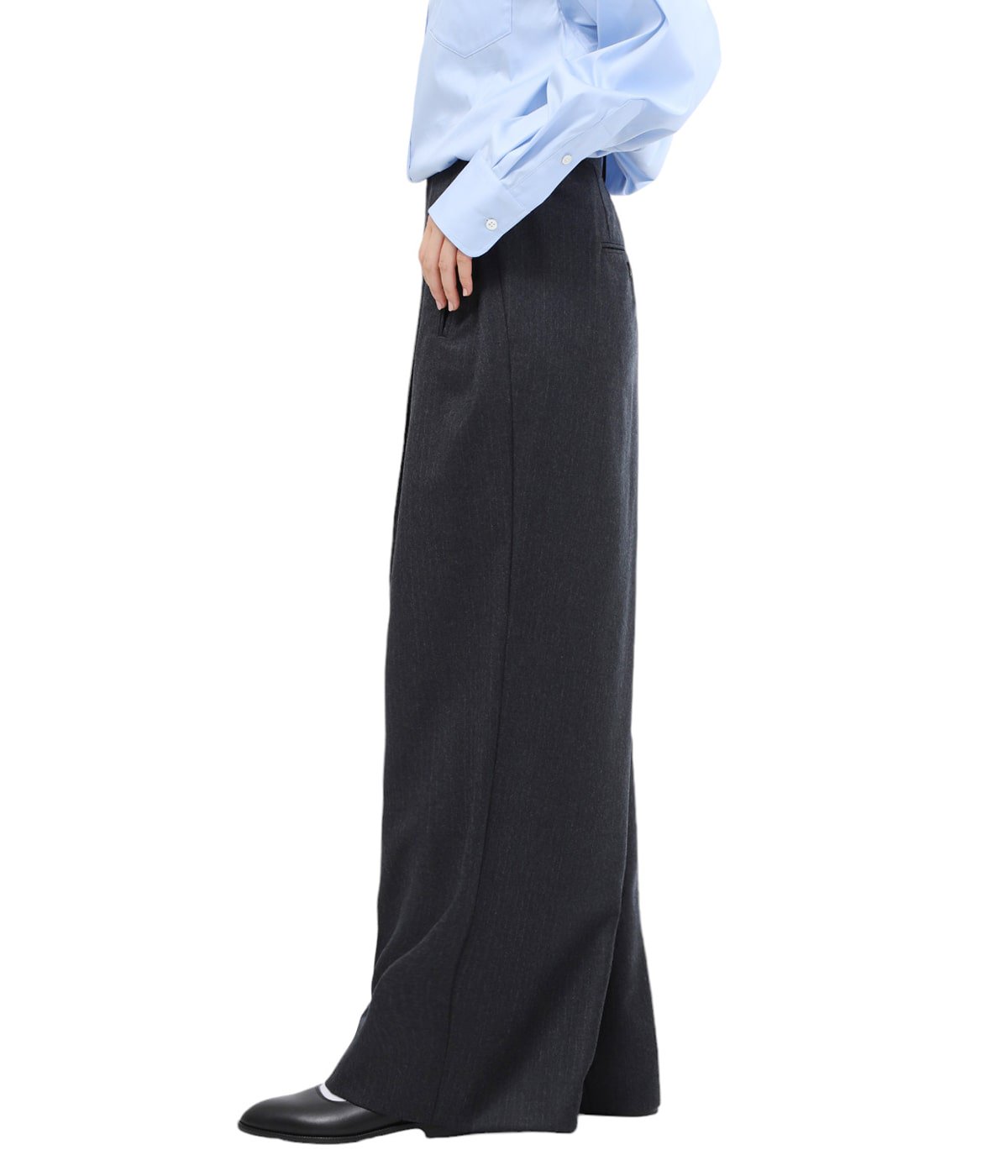 最終価格アンスクリア レディース】Wool Gabardine Transfrom Pants | INSCRIRE(アンス