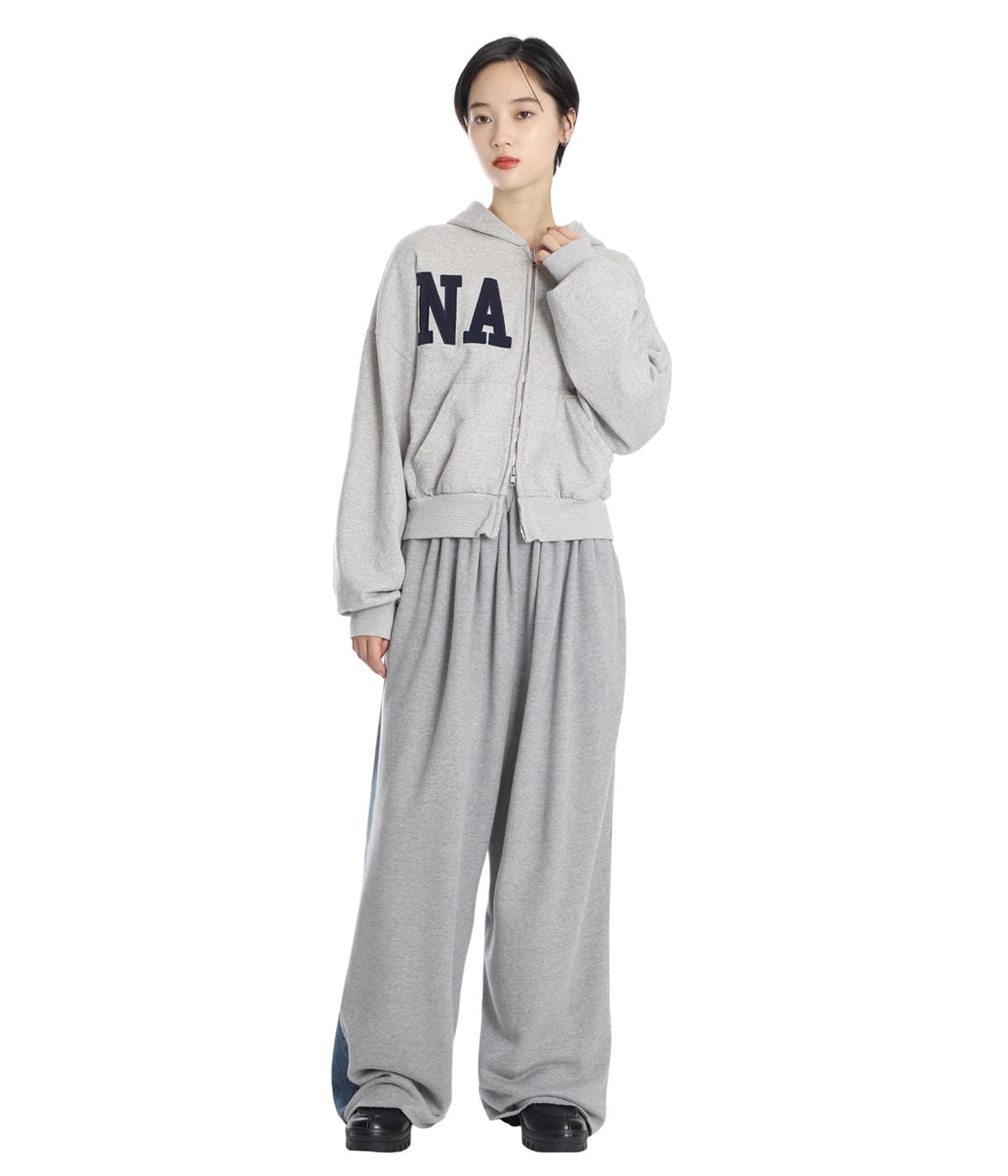 レディース】Navy Zip Hoodie | INSCRIRE(アンスクリア) / トップス