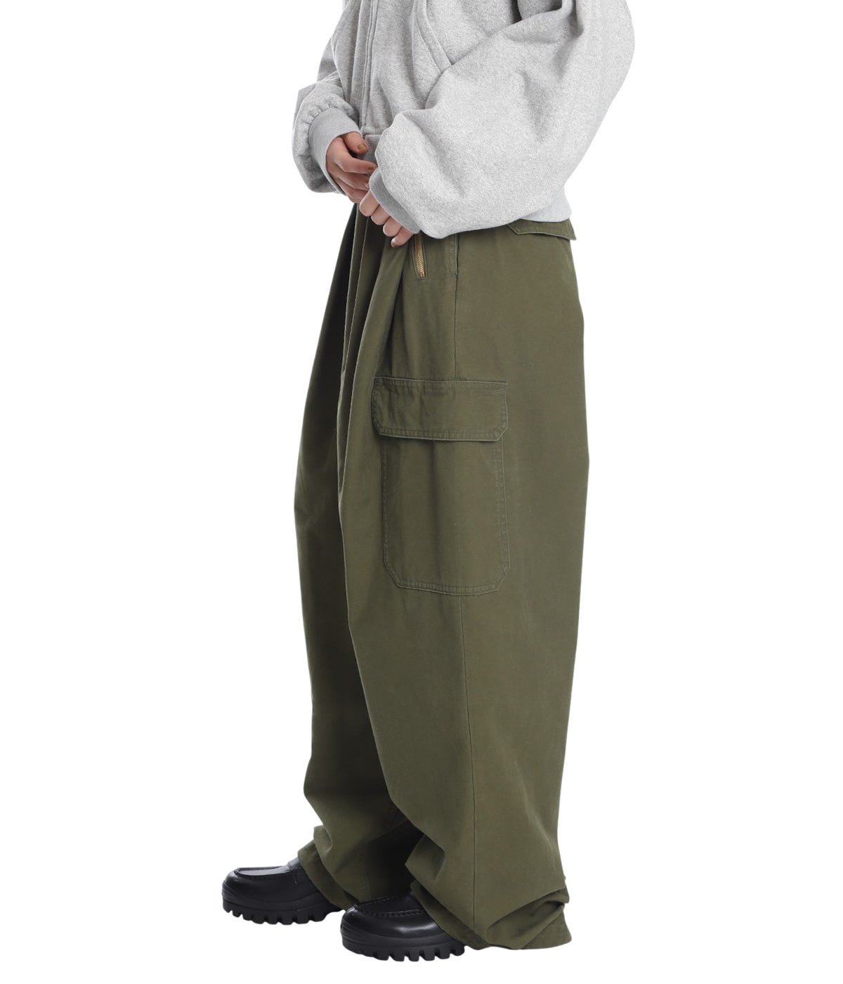 INSCRIRE アンスクリアDUC M65 TURN OVERカーゴパンツ レディース】Duck Cargo Pants | INSCRIRE(アンスクリア) / パンツ