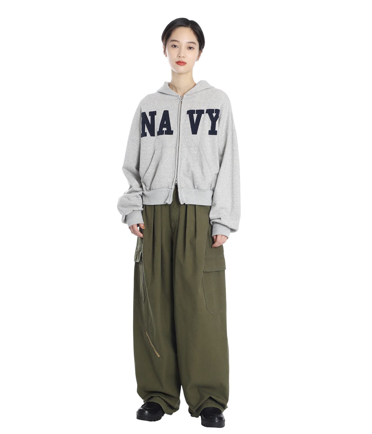 INSCRIREアンスクリア DUK M65 TURN OVER カーゴパンツ レディース】Duck Cargo Pants | INSCRIRE(アンスクリア) / パンツ