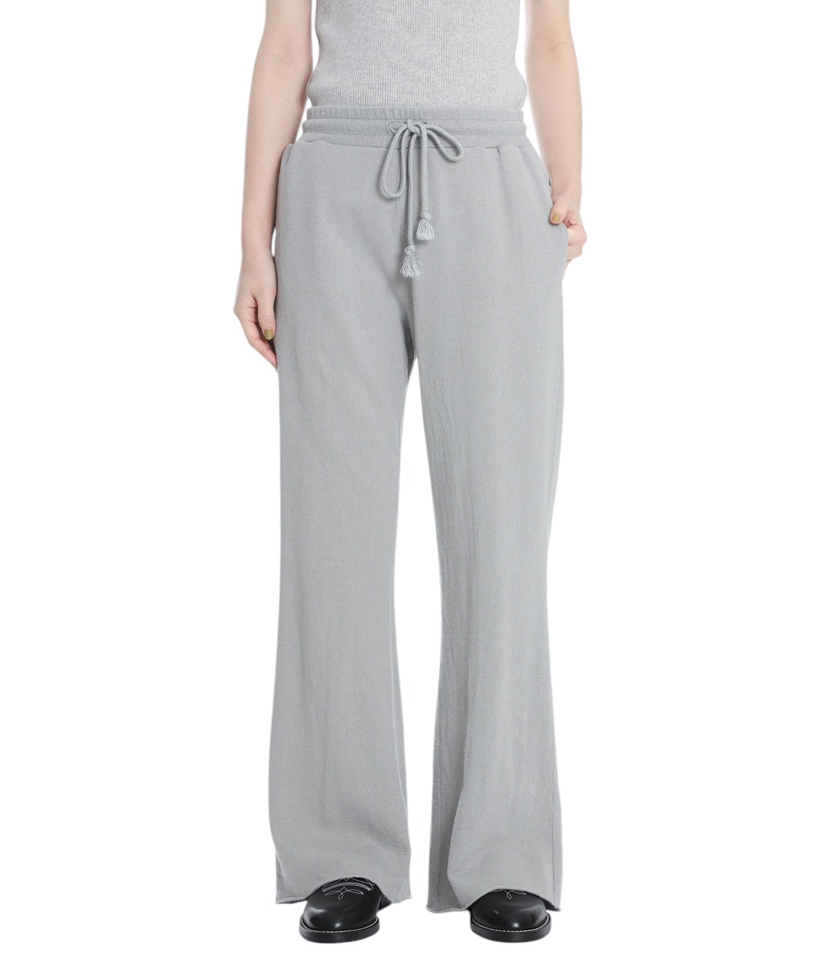 レディース】Cotton Linen Flare Pants | INSCRIRE(アンスクリア