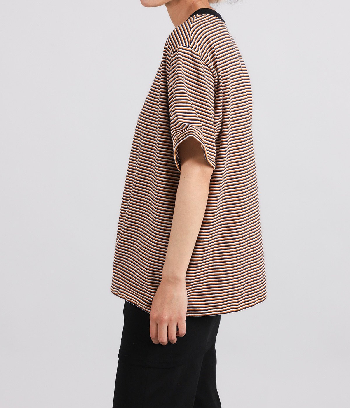 レディース】Multi Border Wire Tee | INSCRIRE(アンスクリア