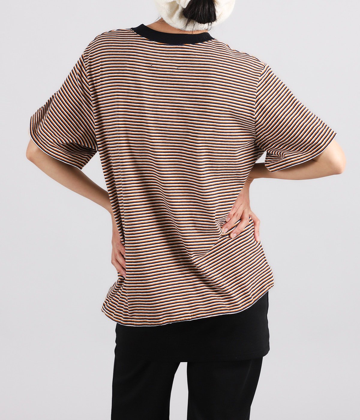 レディース】Multi Border Wire Tee | INSCRIRE(アンスクリア