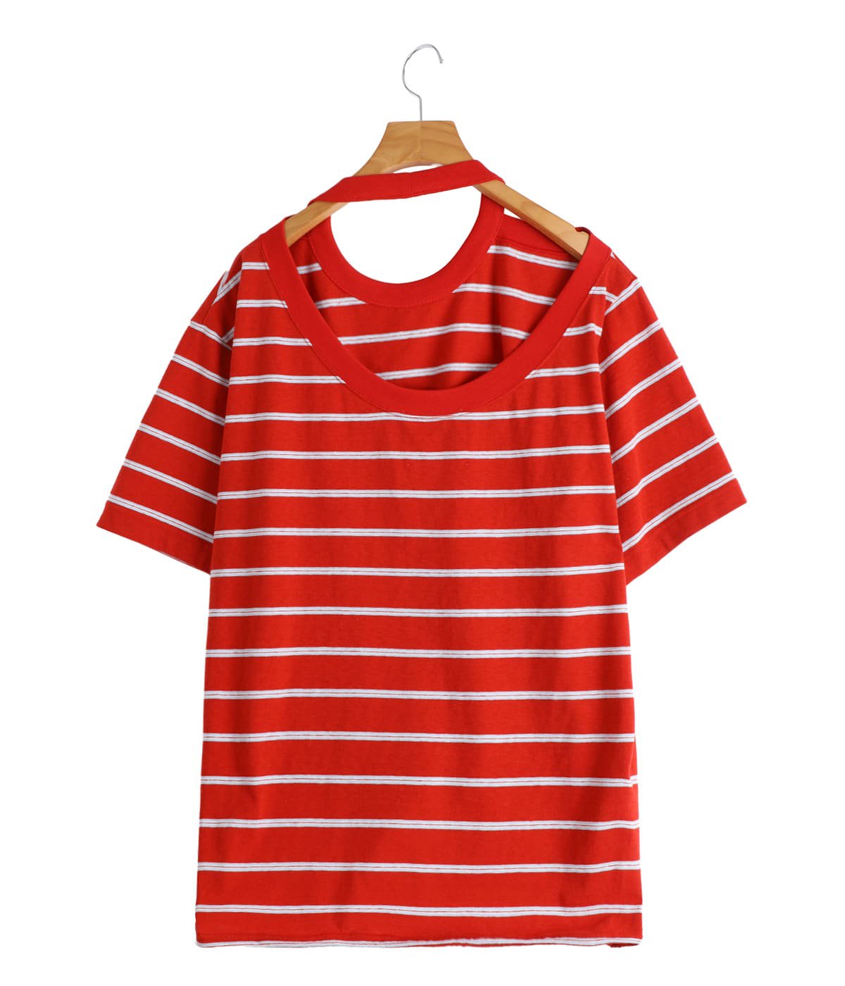 INSCRIRE アンスクリア 2way Tシャツ ボーダー サイズ M レディース】Multi Border 2 Way Tee | INSCRIRE(アンスクリア