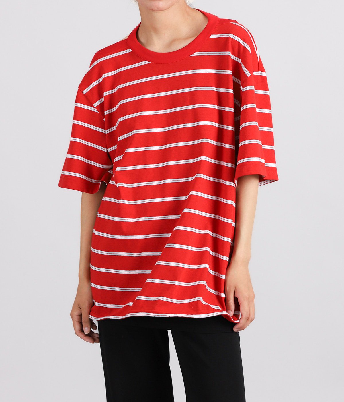 レディース】Multi Border 2 Way Tee | INSCRIRE(アンスクリア