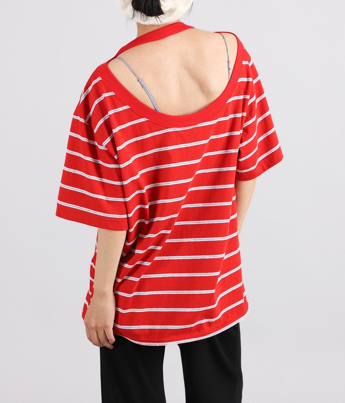 レディース】Multi Border 2 Way Tee | INSCRIRE(アンスクリア