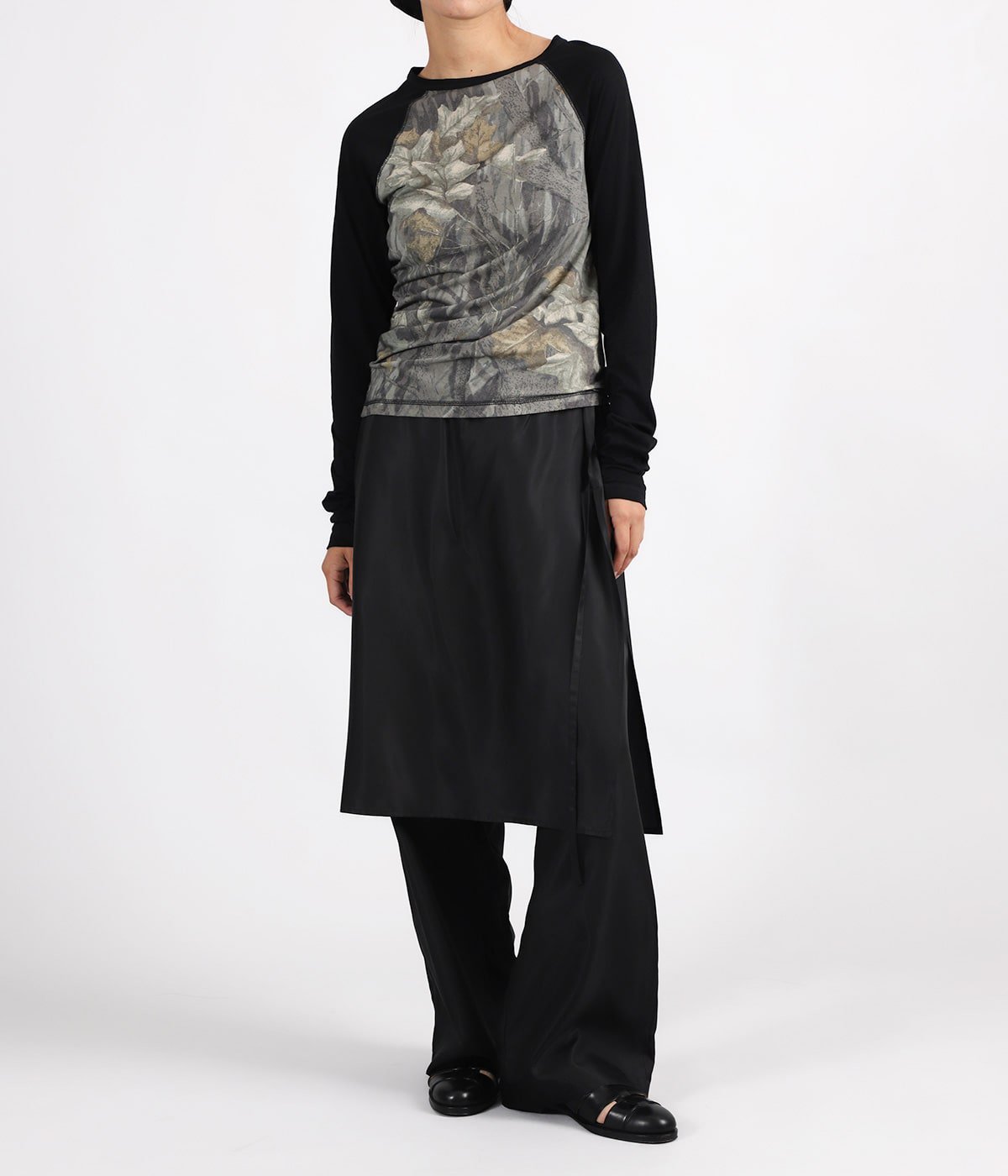 INSCRIRE アンスクリア　Cotton Silk Raglan Shirt レディース】Cotton Silk Raglan Shirt | INSCRIRE(アンスクリア