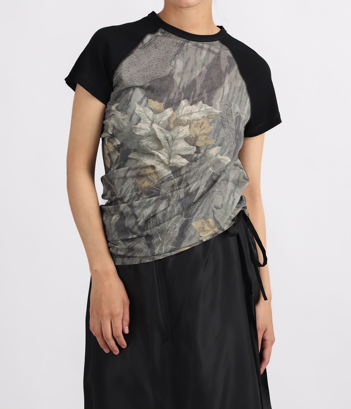 レディース】Cotton Silk Raglan Short Sleeve | INSCRIRE(アンス