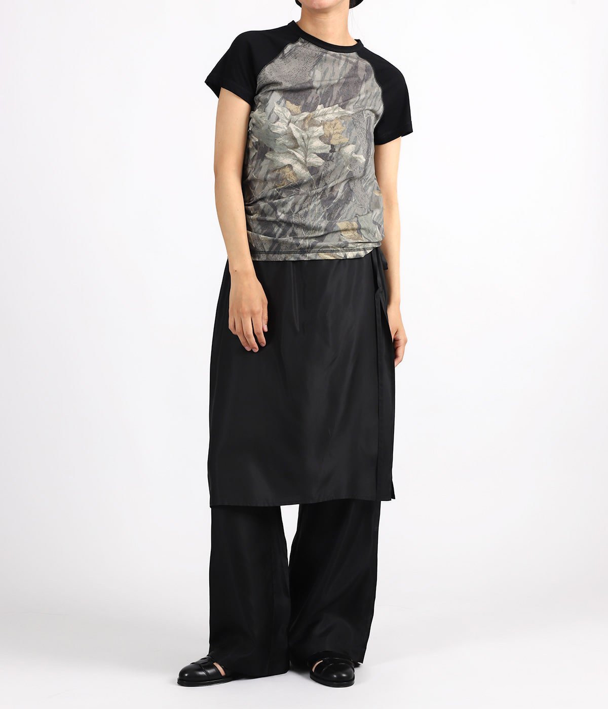 レディース】Cotton Silk Raglan Short Sleeve | INSCRIRE(アンス