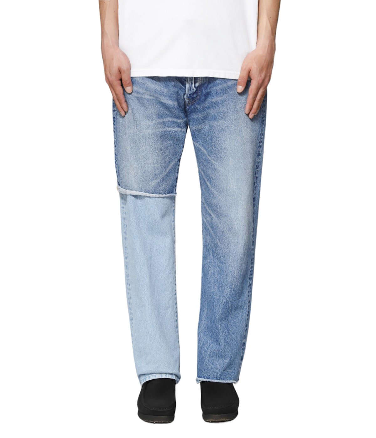 Straight Layered Denim | INSCRIRE(アンスクリア) / パンツ