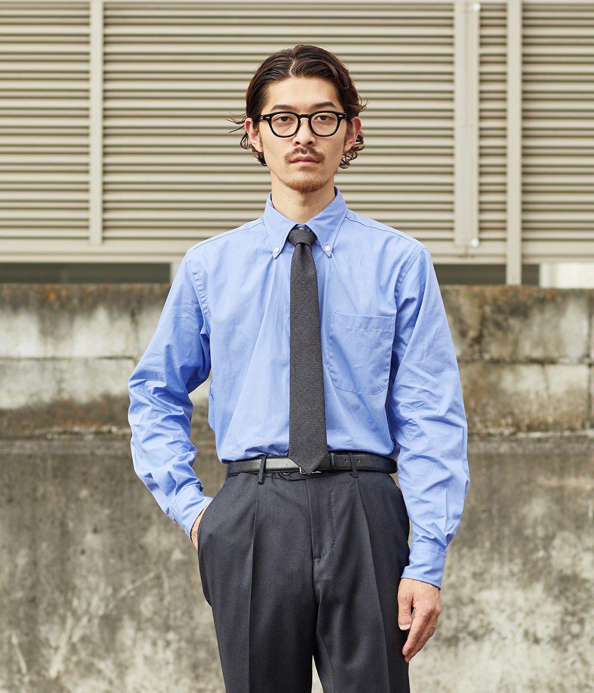 ONLY ARK】別注 L/S Poplin B.D shirts | INDIVIDUALIZED SHIRTS