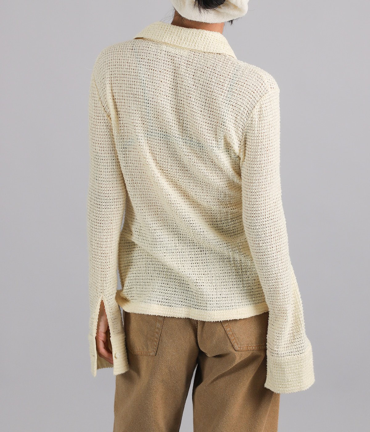 model（162cm） 着用サイズ：34