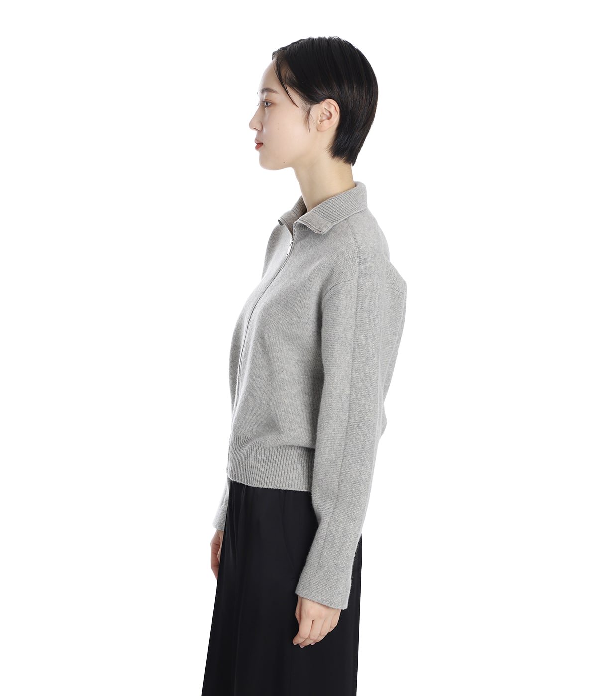 レディース】ZIP UP LS CARDIGAN W/ PADDED DETAILS | JIL SANDER(ジル