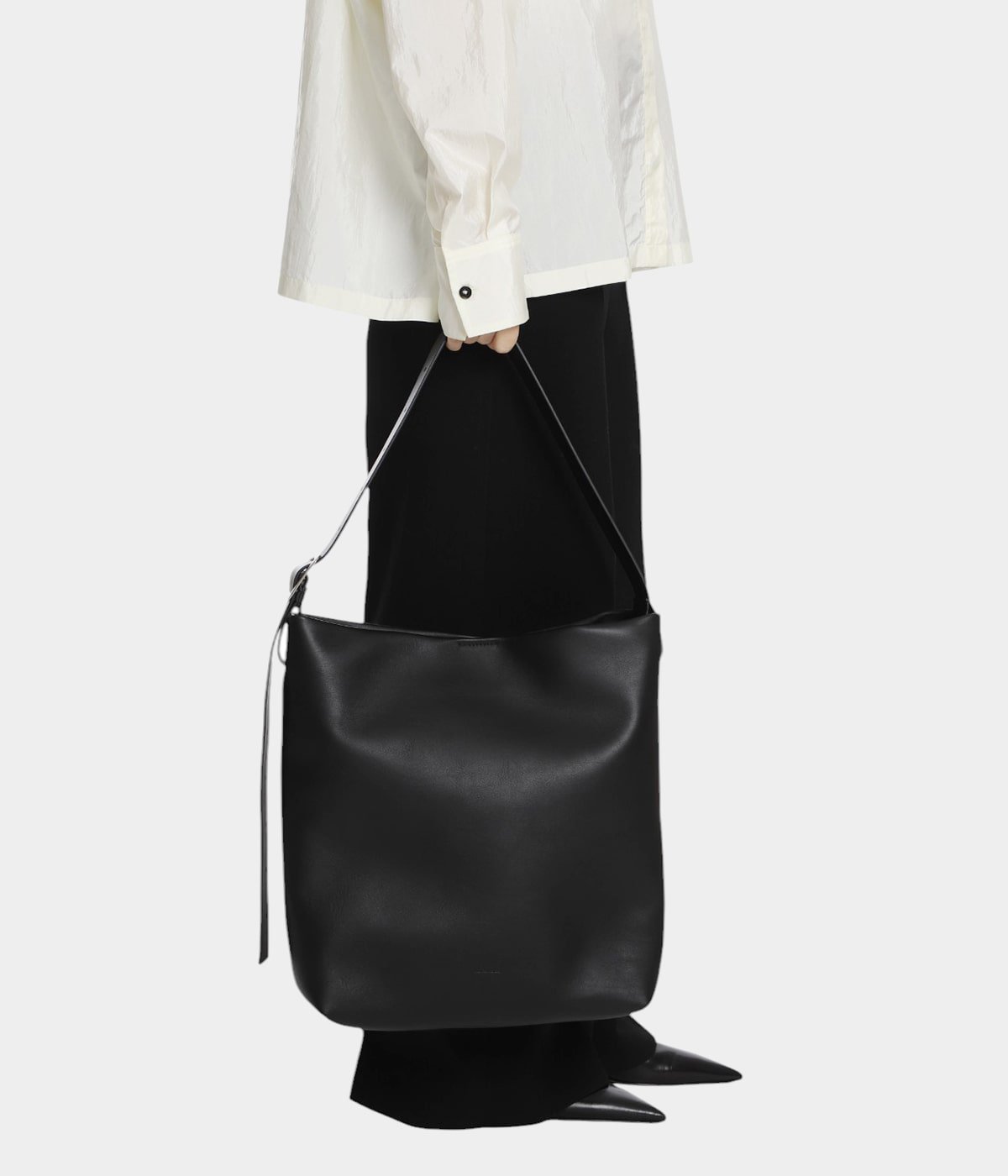 関税負担なし JIL SANDER スクエアベルトミディアム Hoboバッグ SQUARE BELT HOBO MD | JIL SANDER(ジルサンダー) / バッグ