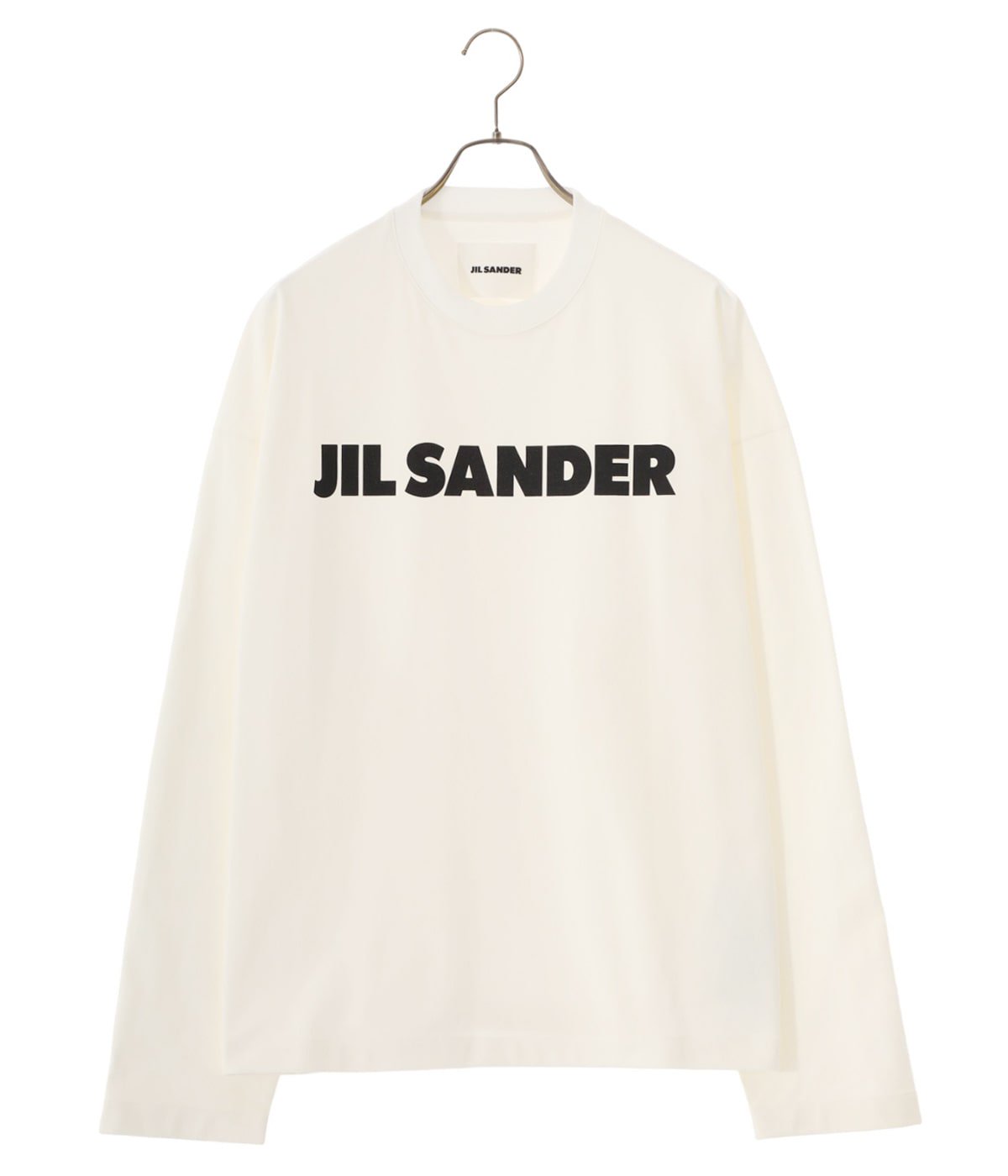 JIL SANDER　ロゴ プリント ロングTシャツ ホワイト Sサイズ