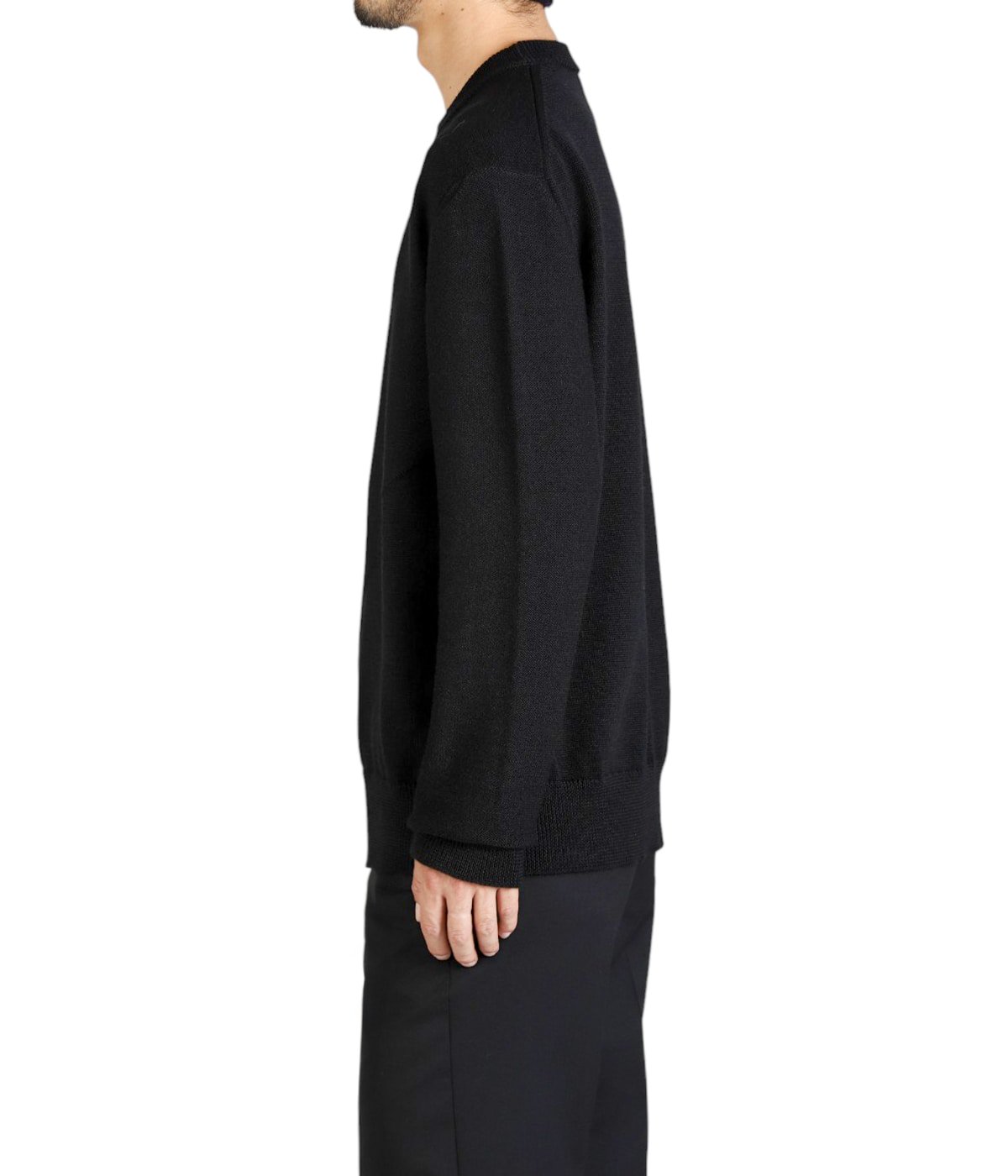 b*e様 ジルサンダー 黒 ウールニット boiled wool knit 46 CN LS JUMPER | JIL SANDER(ジルサンダー) / トップス ニット