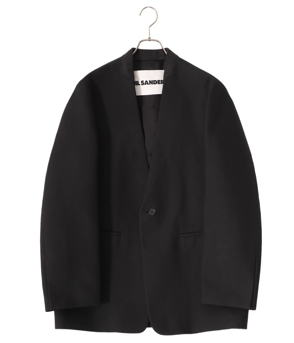 24,000円Jil sander ジルサンダー　black cotton jacket