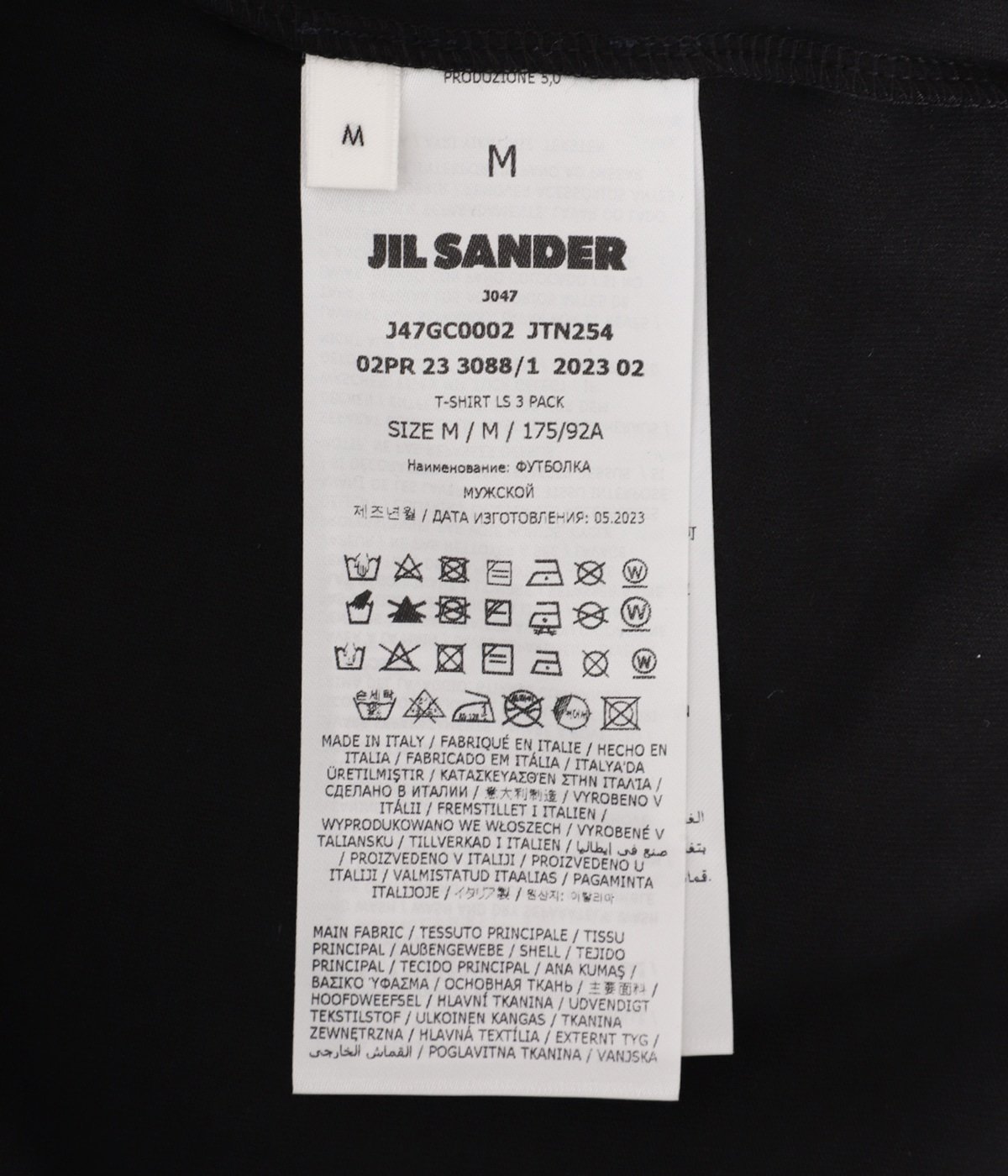 T-SHIRT LS 3 PACK | JIL SANDER(ジルサンダー) / トップス カットソー