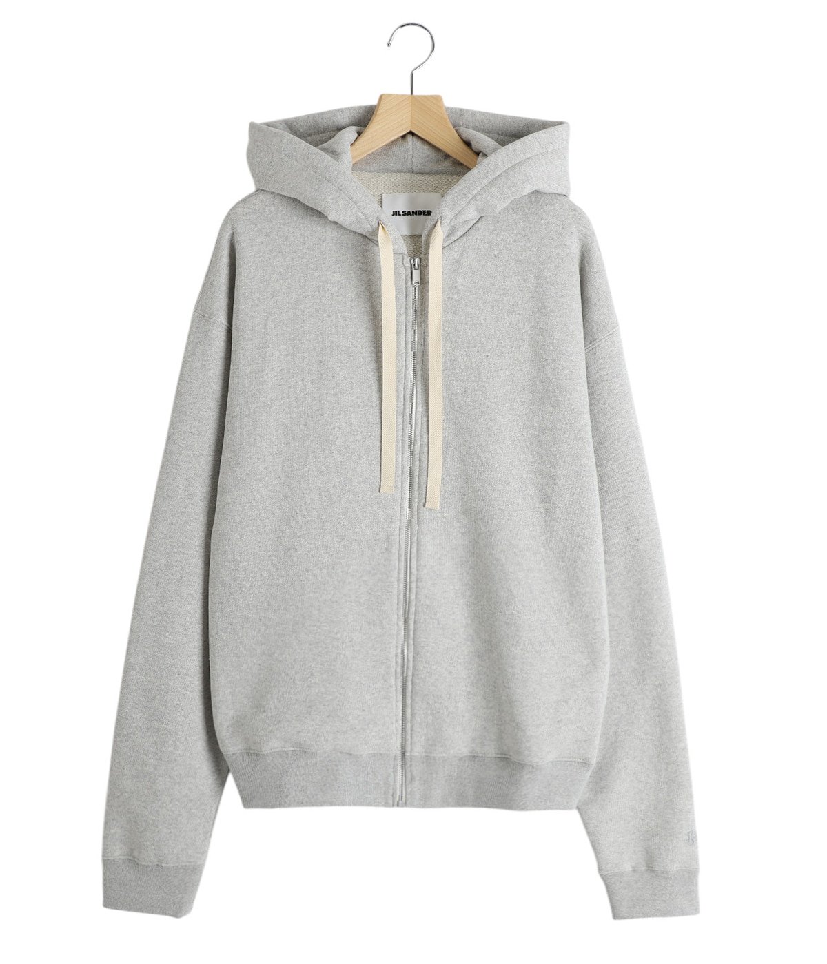 【関税込み】Jil Sander グレー ジップフーディ グレー（灰色）系 Jil Sander(ジルサンダー) パーカー・フーディ